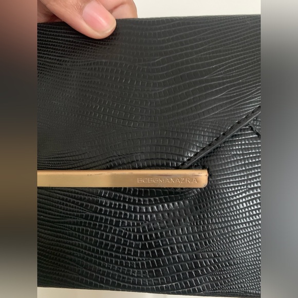 BCBGMaxazria Black Envelope Purse - Picture 6 of 7